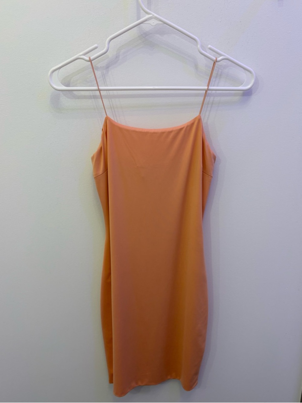Revamped Peach Slip Dress